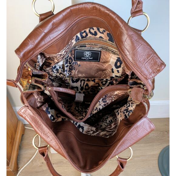 NEW Sharif Brocade Carpetbag  Satchel Shoulder Tote Travel Bag EXTRA Large - Picture 8 of 12